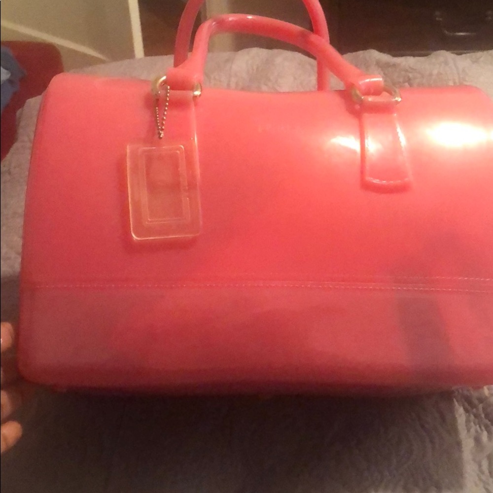 Authentic Pink Furla Candy Bag